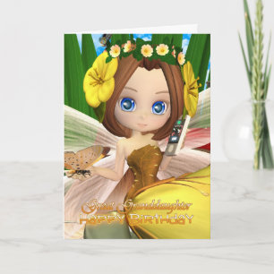 Cartão de aniversário da neta excelente com luas c