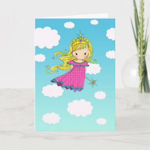 Cartão de Aniversário da Princesa Fada