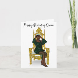 Cartão de Aniversário da Rainha