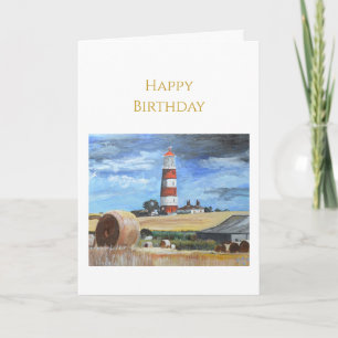 Cartão de Aniversário da Torre de Luz de Happisbur