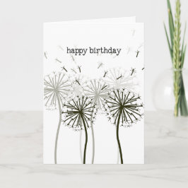 Cartão de Aniversário Dandelion