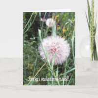CARTÃO DE ANIVERSÁRIO: Dandelion Wish_ Card