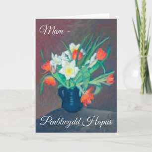 Cartão de Aniversário das Flores da primavera, Sen