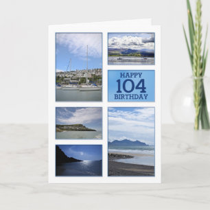 Cartão de aniversário de 104.oSeascapes