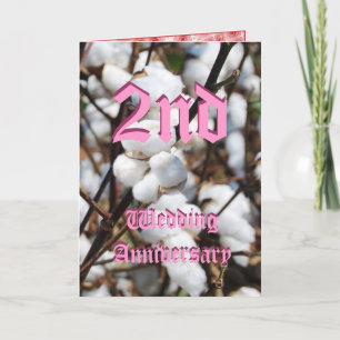 cartão de aniversário de 2 anos de casamento - Alg
