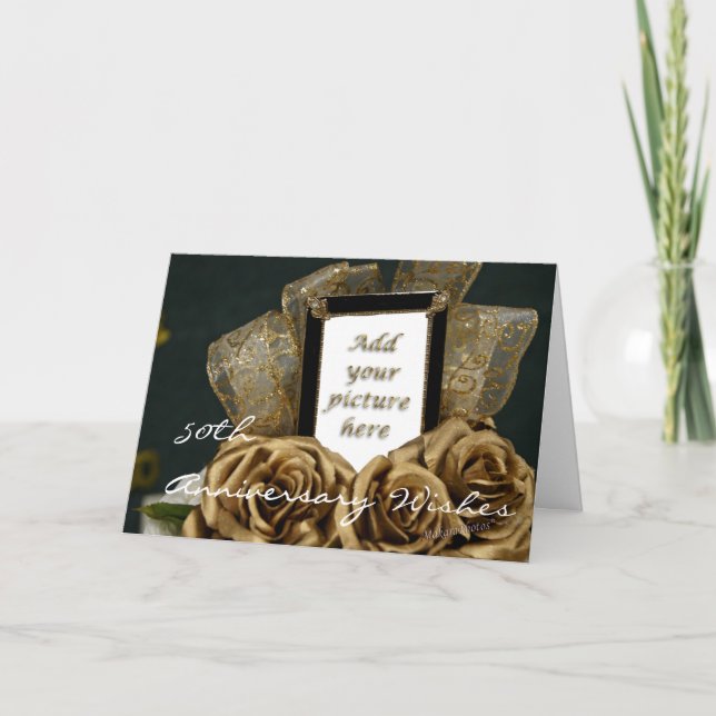 Cartão de aniversário de 50 anos de casamento - pe (Frente)