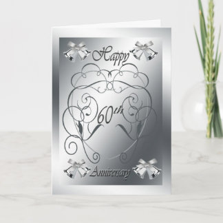 Cartão de Aniversário de 60 Anos de Casamento