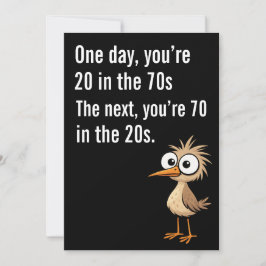 Cartão de Aniversário de 70 Anos Engraçado para Pa