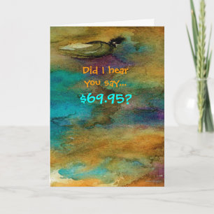 Cartão de Aniversário de 70 Humorístico