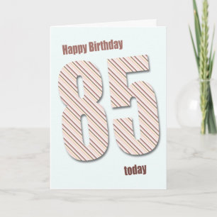 cartão de aniversário de 85 anos