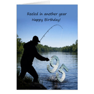 Cartão de Aniversário de 95 anos para Pescador