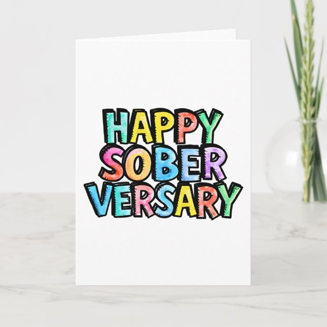 Cartão de aniversário de AA com envelope 5x7 (Frente)