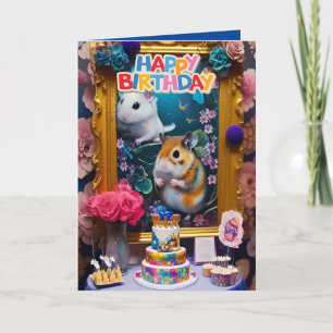 Cartão de Aniversário de Adoráveis e Divertidos Ha