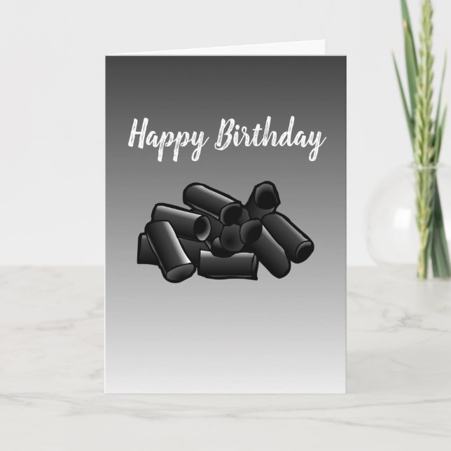 Cartão de Aniversário de Alcaçuz (Frente)