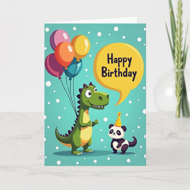 Cartão de Aniversário de Amigos Queridos (Frente)