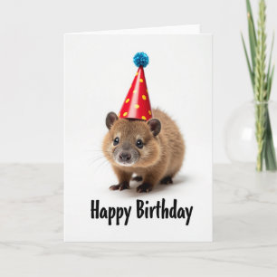 Cartão de Aniversário de Animal da Red Hat