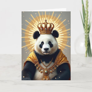 Cartão de Aniversário de Animal Majestoso