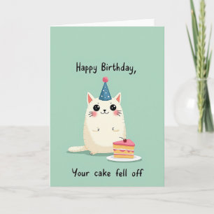 Cartão de Aniversário de Animal Sorridente