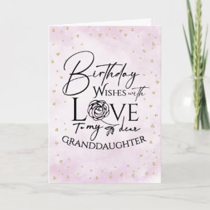 Cartão de Aniversário de Aquarela Minimalista para