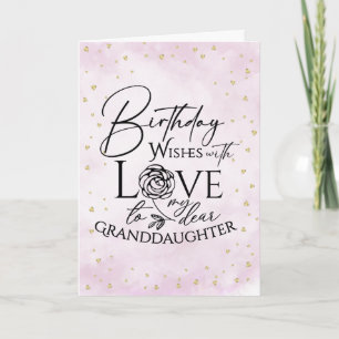 Cartão de Aniversário de Aquarela Minimalista para