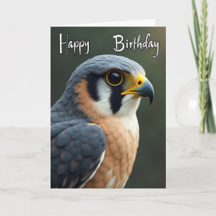 Cartão de Aniversário de Ave Majestosa