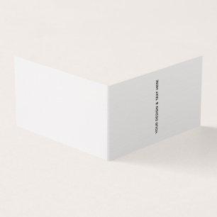 Cartão de Aniversário de Avô Minimalista Branco Li