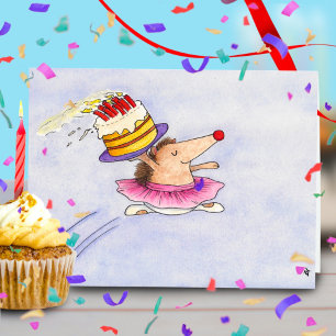 Cartão de aniversário de ballet por Nicole Janes