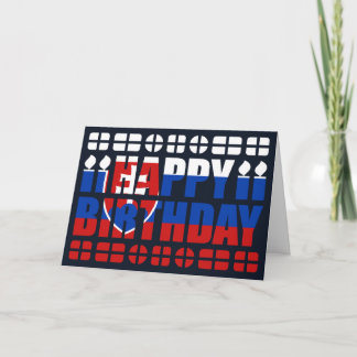 Cartão de Aniversário de Bandeira da Eslováquia