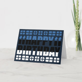 Cartão de Aniversário de Bandeira da Estônia