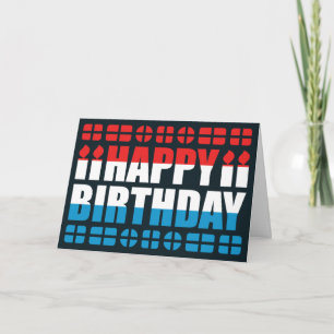 Cartão de Aniversário de Bandeira do Luxemburgo