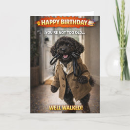 Cartão de Aniversário de Cachorro Engraçado Cockap
