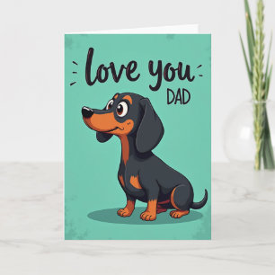 Cartão de Aniversário de Cachorro Estilizado
