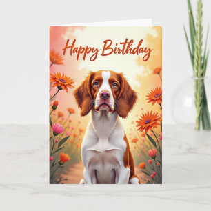 Cartão de Aniversário de Cachorro Quente