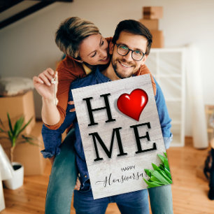 Cartão de aniversário de casa feliz housiversary