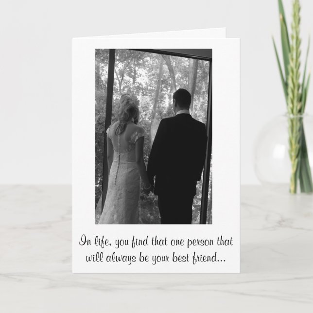 Cartão de Aniversário de Casamento (Frente)