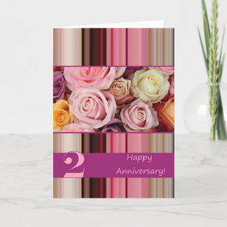 Cartão de Aniversário de Casamento de segundo - Fa