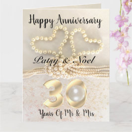 Cartão de Aniversário de Casamento Personalizado c