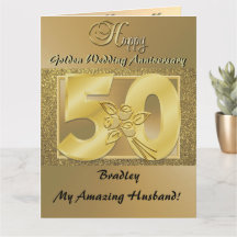 Cartão de Aniversário de Casamento Personalizado d