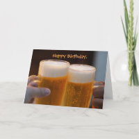 Cartão de Aniversário de Cerveja Beer Beer Hoppy B