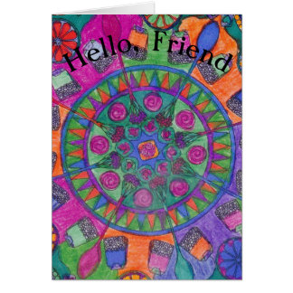 Cartão de aniversário de chá para um amigo