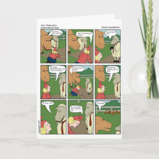 Cartão de Aniversário de Comida de Coelho