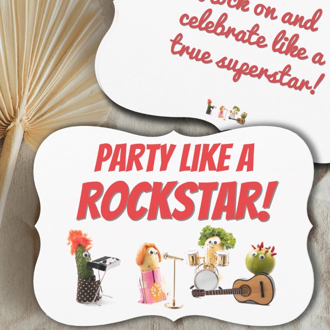 Cartão de aniversário de comida divertida trocadil (Criador carregado)