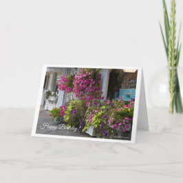 Cartão de Aniversário de Compro Flor