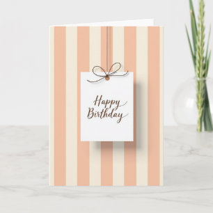 Cartão de Aniversário de Cordão Doce