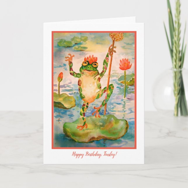 Cartão de Aniversário de Criança (Frente)