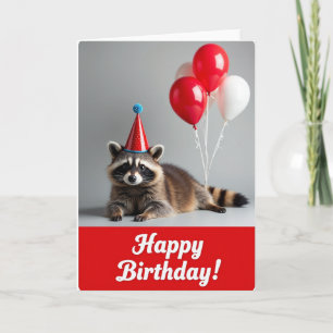 Cartão de Aniversário de Criatura Mascarada