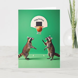 Cartão de Aniversário de Criaturas Divertidas