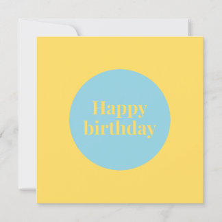 Cartão de Aniversário de Escape Brilhante - cartão