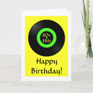 Cartão de aniversário de Feliz Aniversário com reg