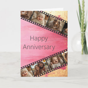 Cartão de Aniversário de Foto da Faixa de Cinema R